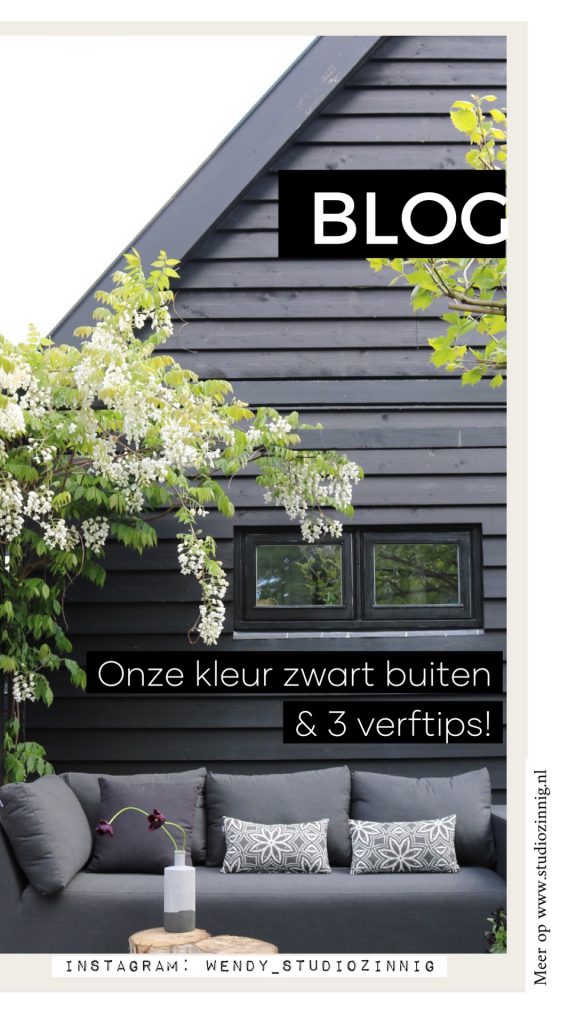 Onze zwarte kleur buiten & 3 verftips