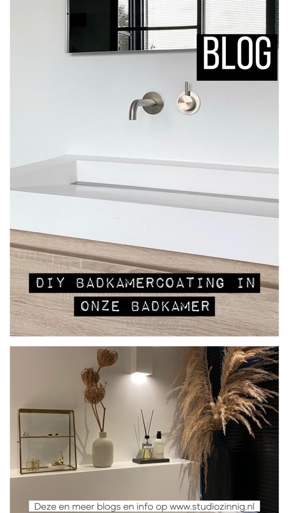 DIY Badkamercoating in onze badkamer